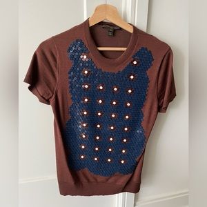 Brown Louis Vuitton Top - Size S